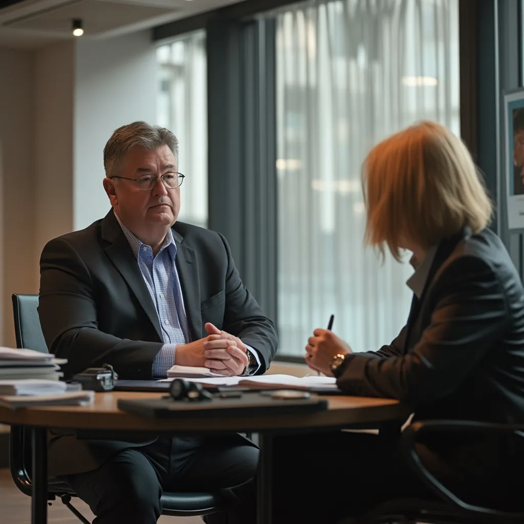 Client consultation meeting